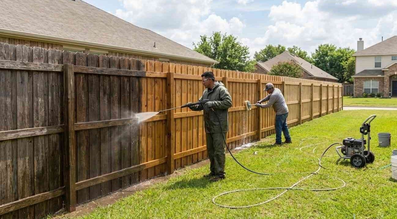 Fence Cleaning & Power Washing