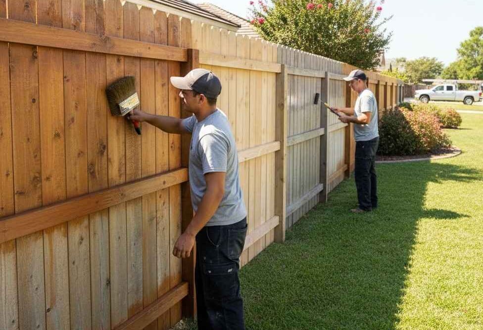 Fence Staining & Sealing