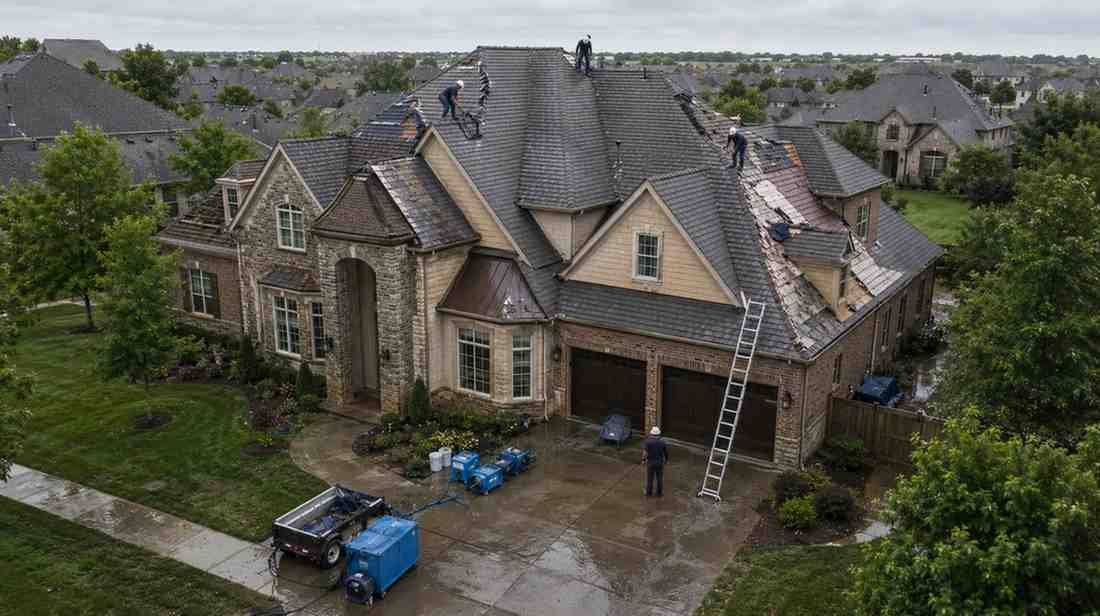 Flood Restoration Service - Pivot Roofing & Solar